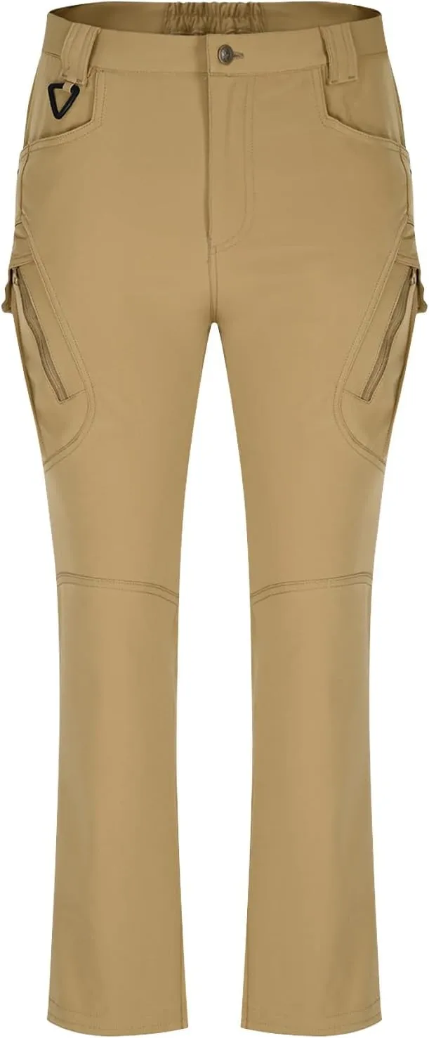 Cargo Pants for Men Baggy High Stretch Sweatpants Waterproof with Multi Pockets Sports and Outdoors Hiking Fishing Gear