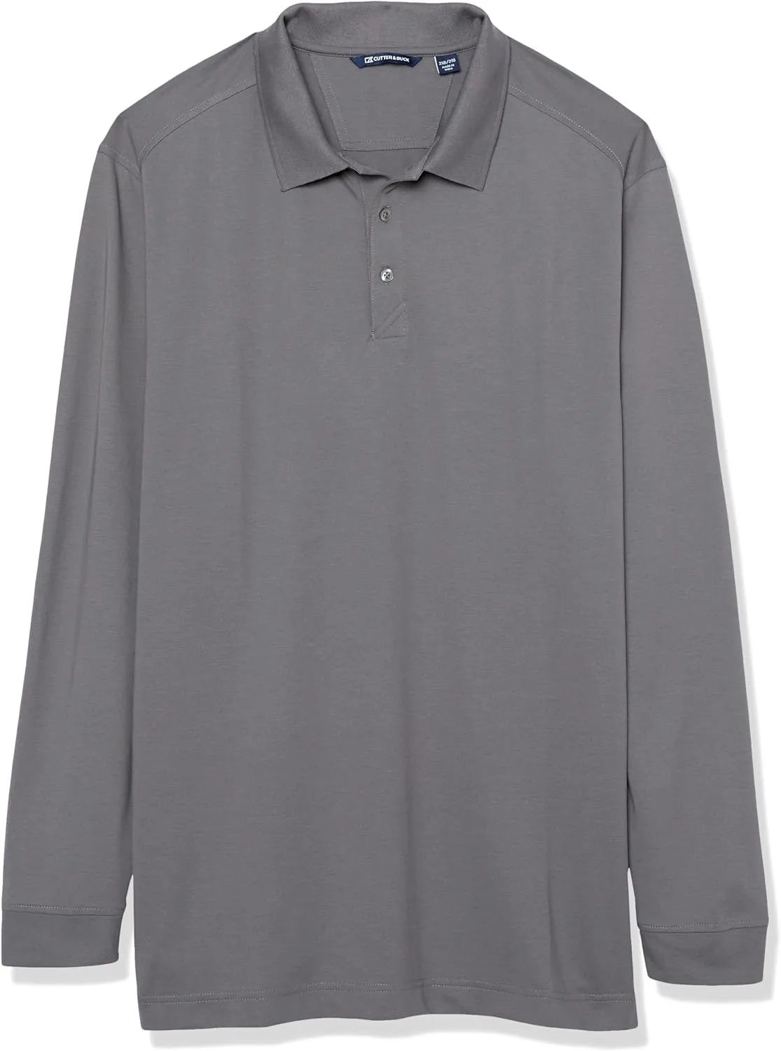 Cutter & Buck Men's Big & Tall 35 UPF, Long Sleeve Advantage Polo Shirt