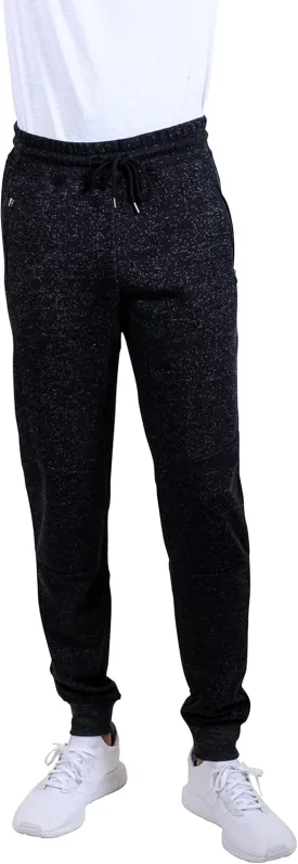 Men's Fleece Jogger Pants Active Zipper Pocket Sweatpants
