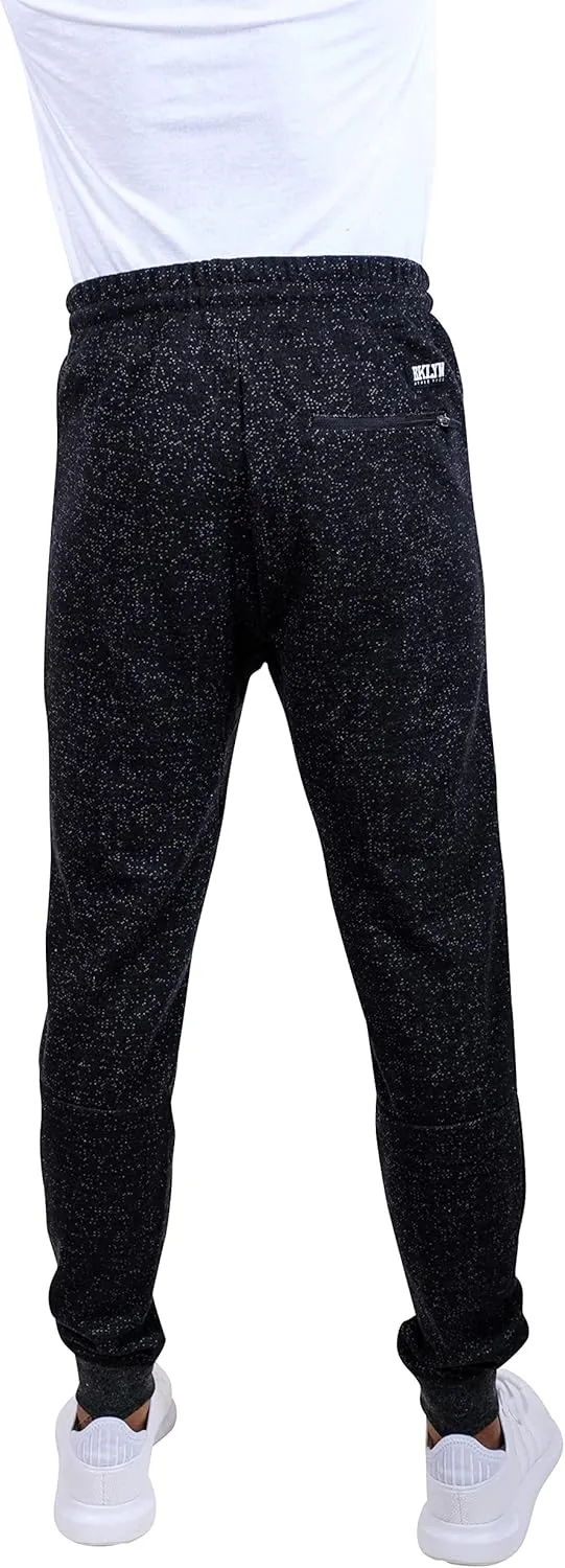 Men's Fleece Jogger Pants Active Zipper Pocket Sweatpants