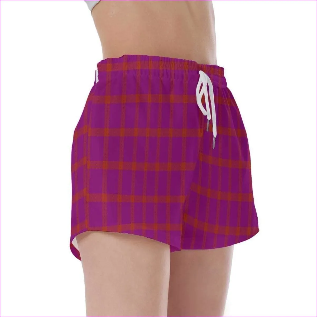 Perfusion Plaid Short Shorts for women