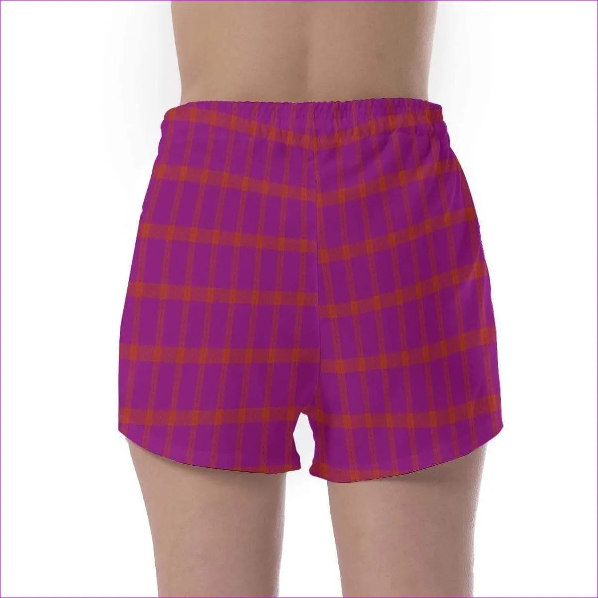 Perfusion Plaid Short Shorts for women