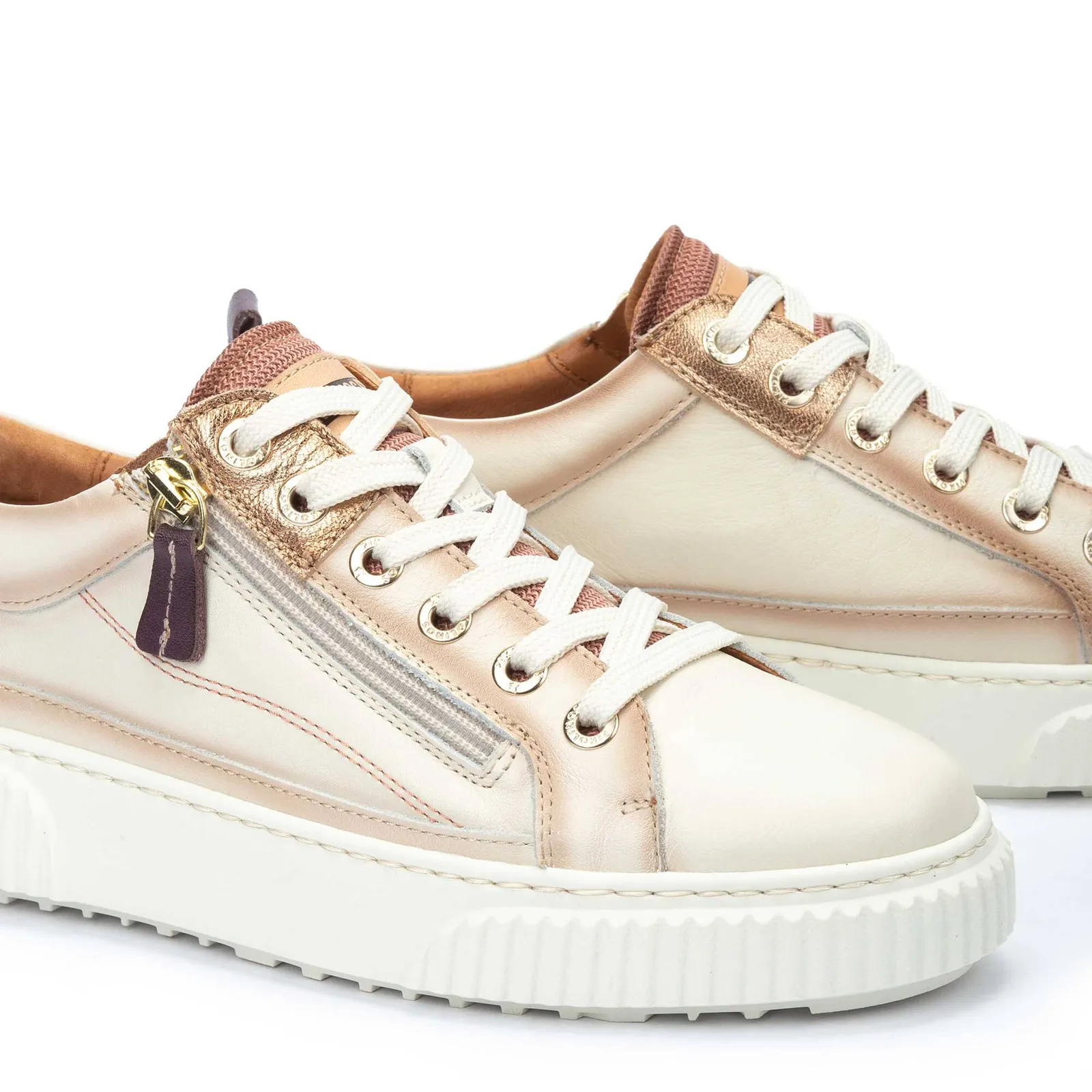 Sneaker for Women: Pikolinos Riells W4Z-6784C2 in Nata Color