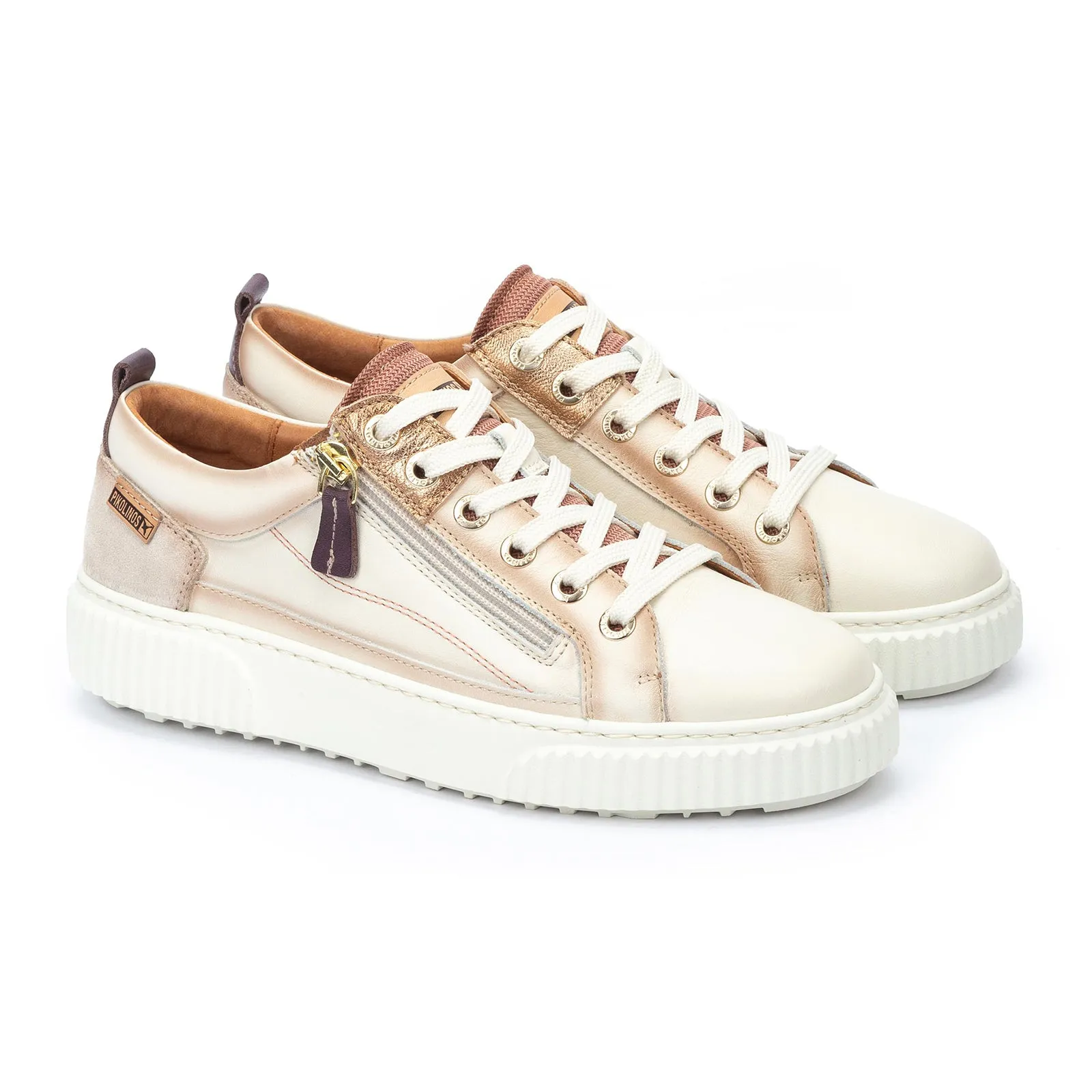 Sneaker for Women: Pikolinos Riells W4Z-6784C2 in Nata Color