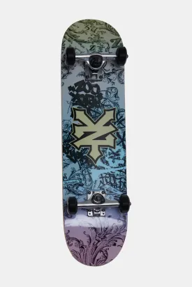 Skateboard imprimé fumée de graffitis Zoo York 7.75"