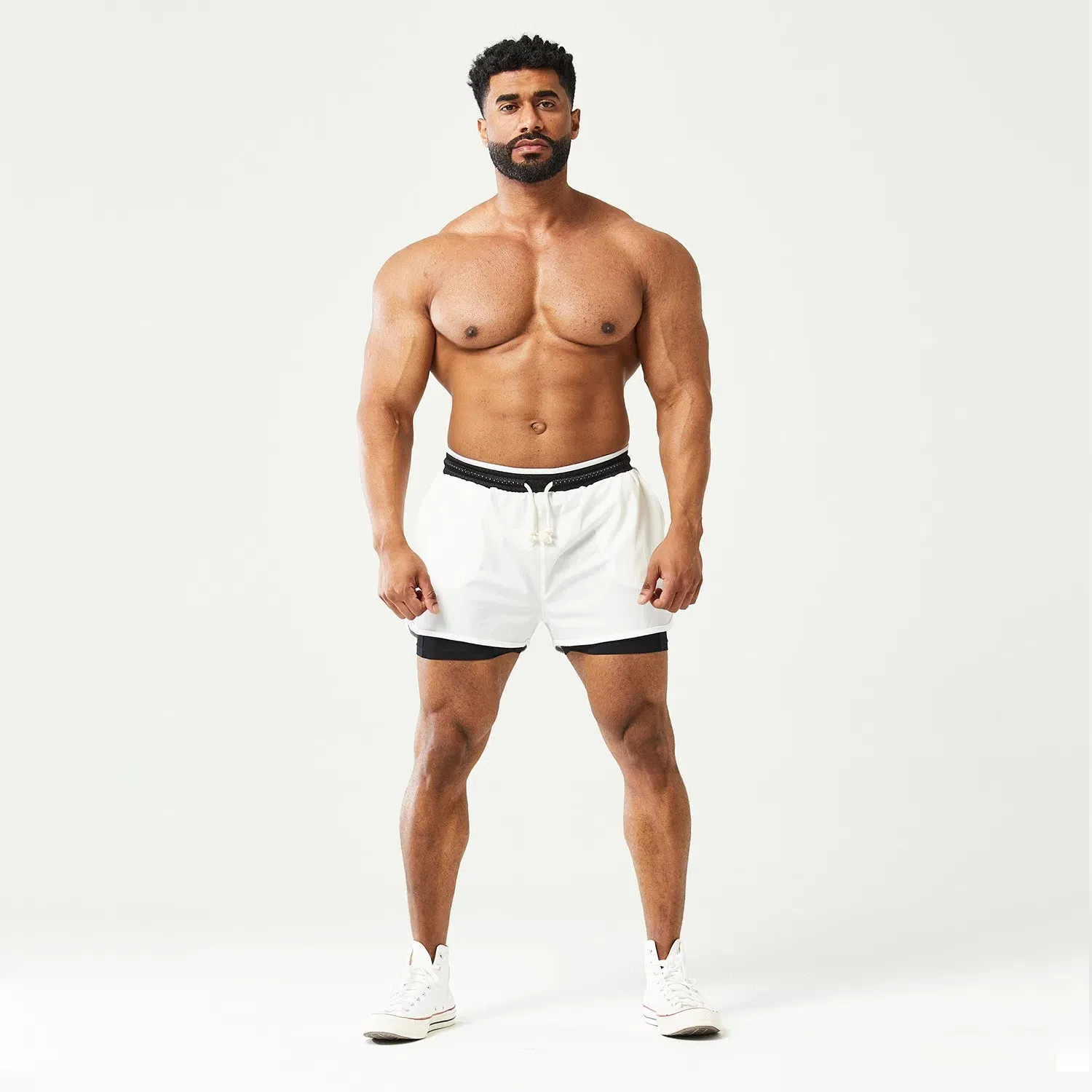 SQUATWOLF Men's Golden Era 2-in-1 Shorts