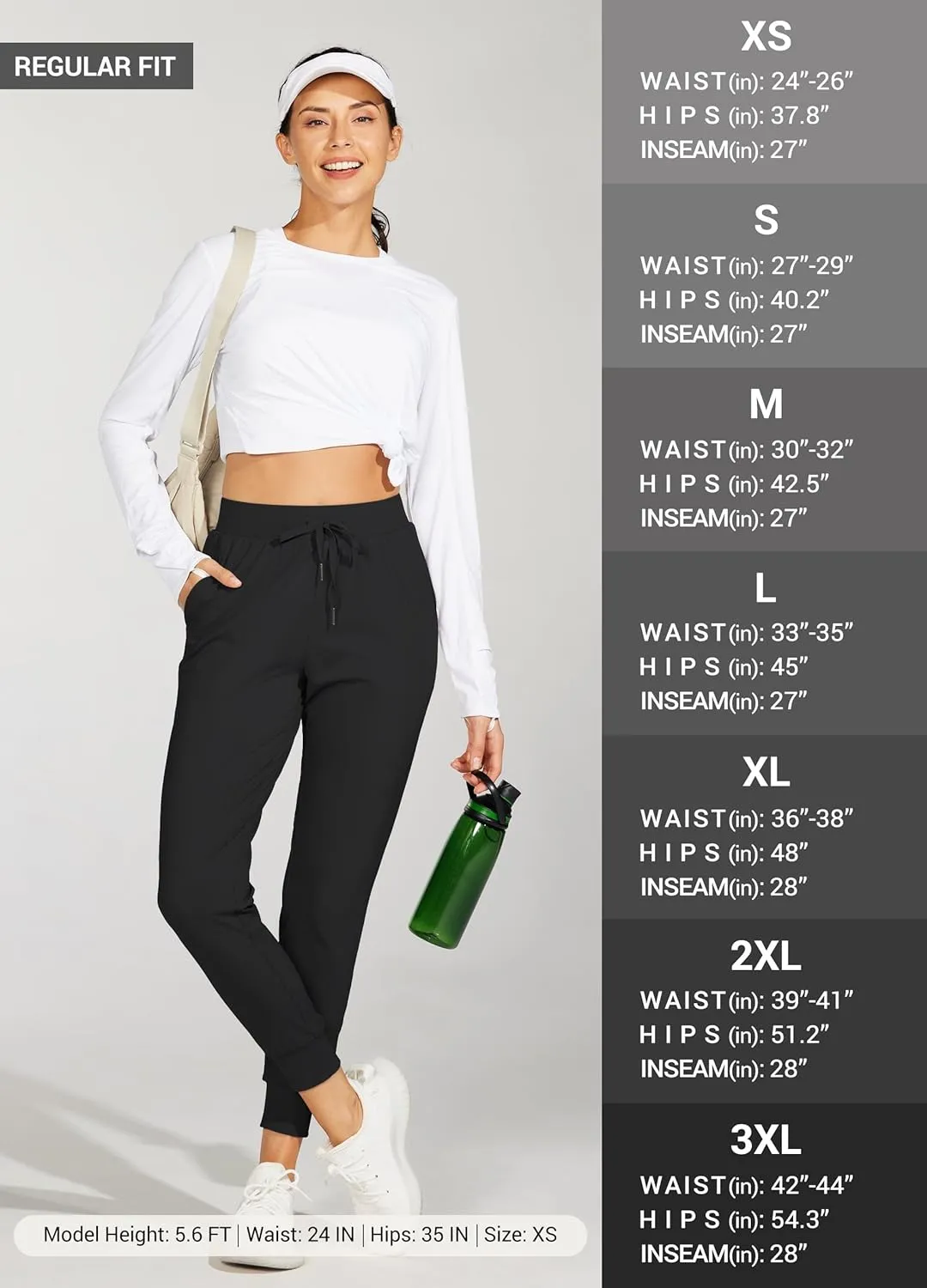 Willit Women's Joggers Pants Lightweight Athletic Sweatpants with Pockets Running Workout Casual Tapered Pants
