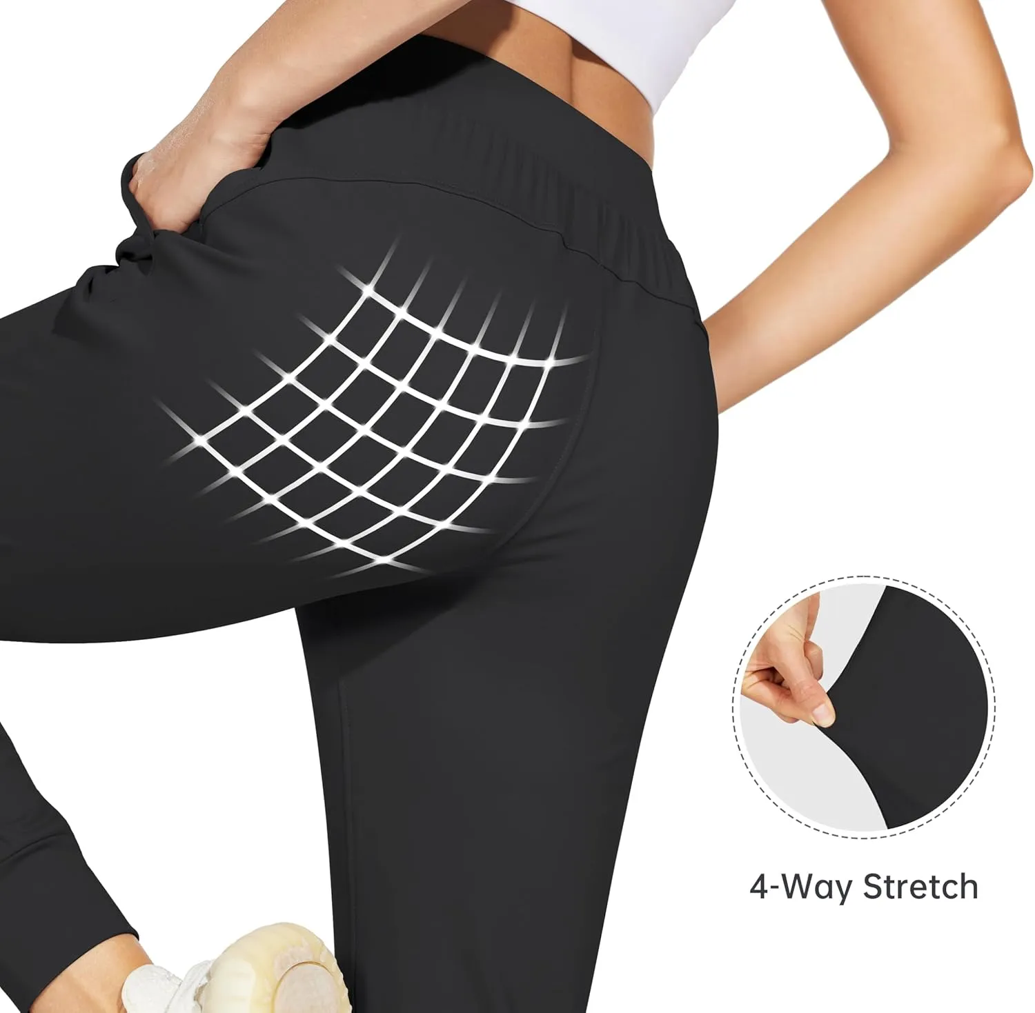 Willit Women's Joggers Pants Lightweight Athletic Sweatpants with Pockets Running Workout Casual Tapered Pants