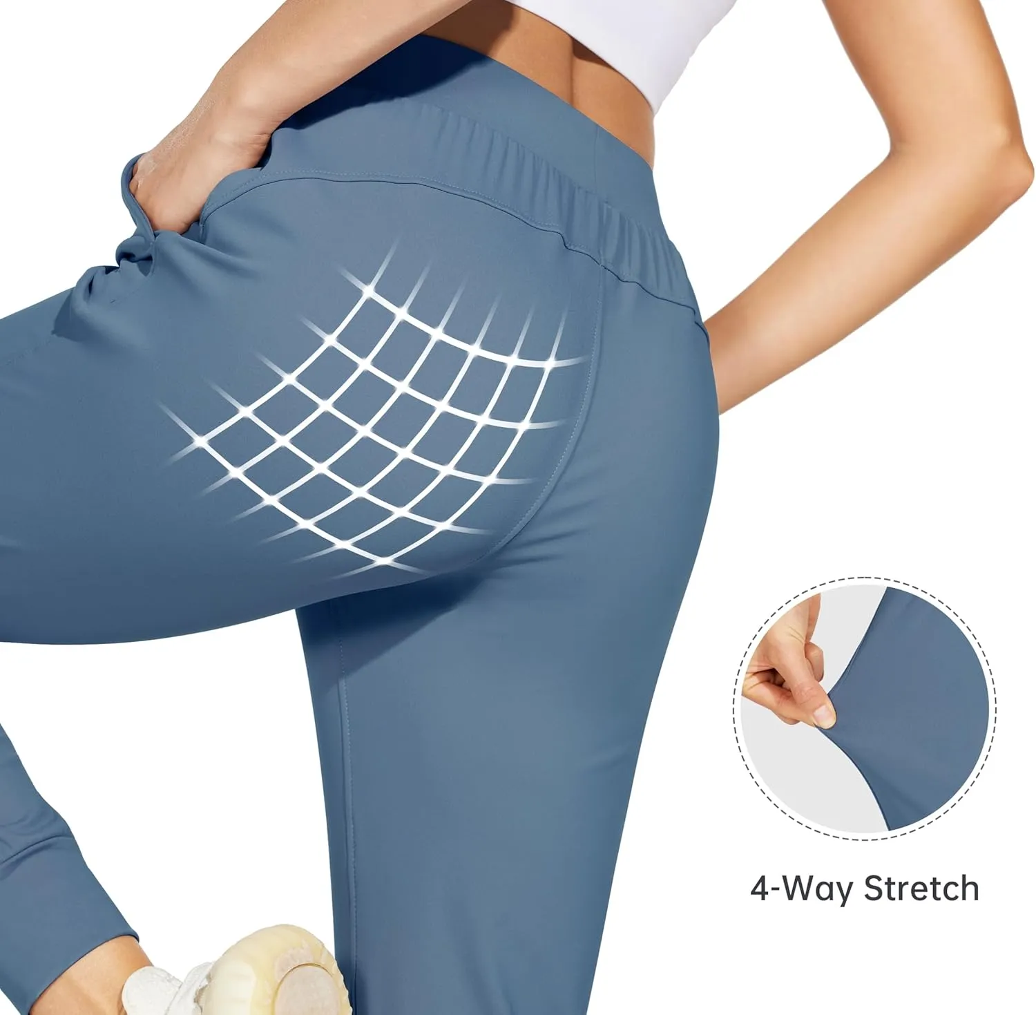 Willit Women's Joggers Pants Lightweight Athletic Sweatpants with Pockets Running Workout Casual Tapered Pants