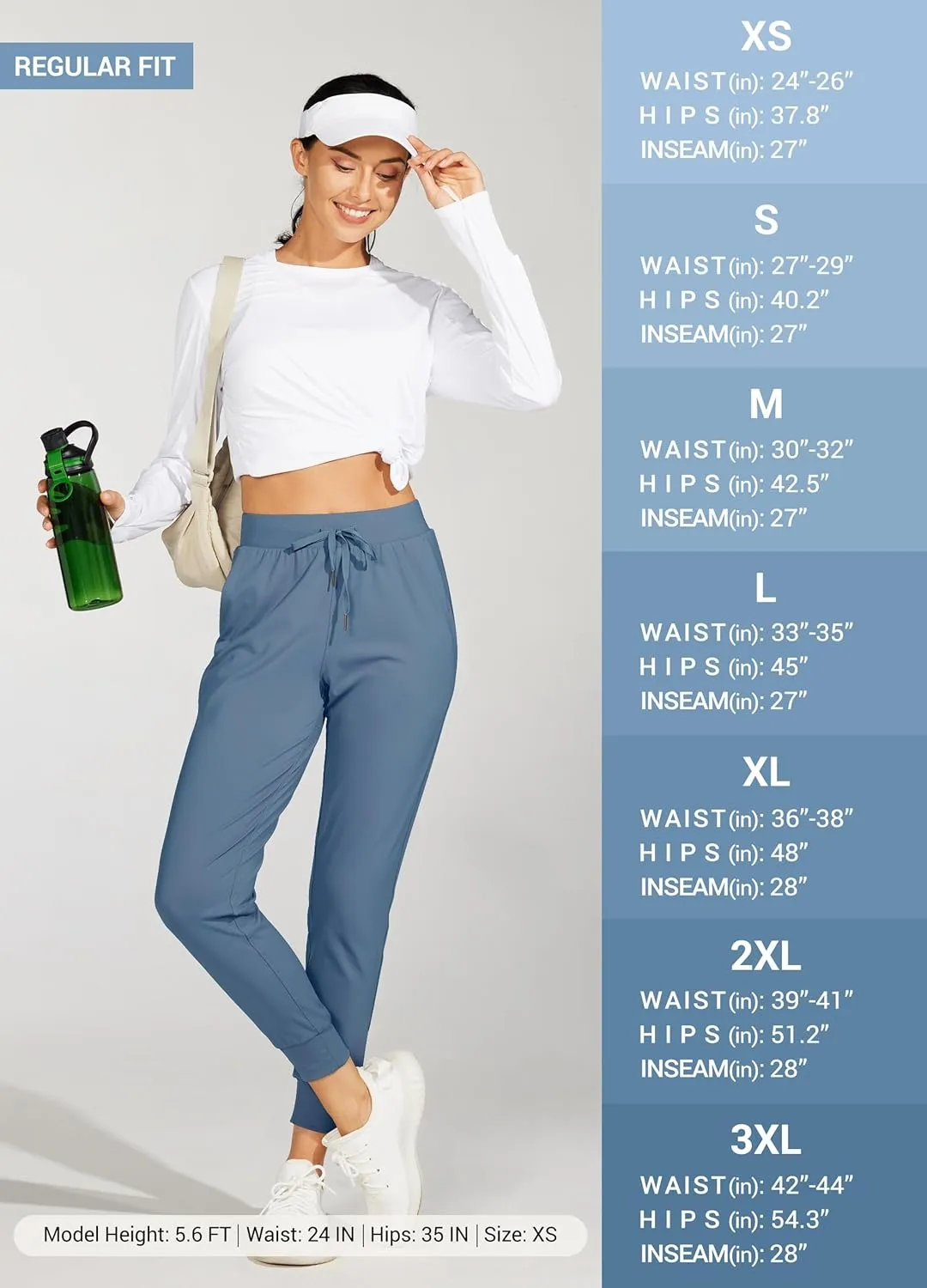Willit Women's Joggers Pants Lightweight Athletic Sweatpants with Pockets Running Workout Casual Tapered Pants