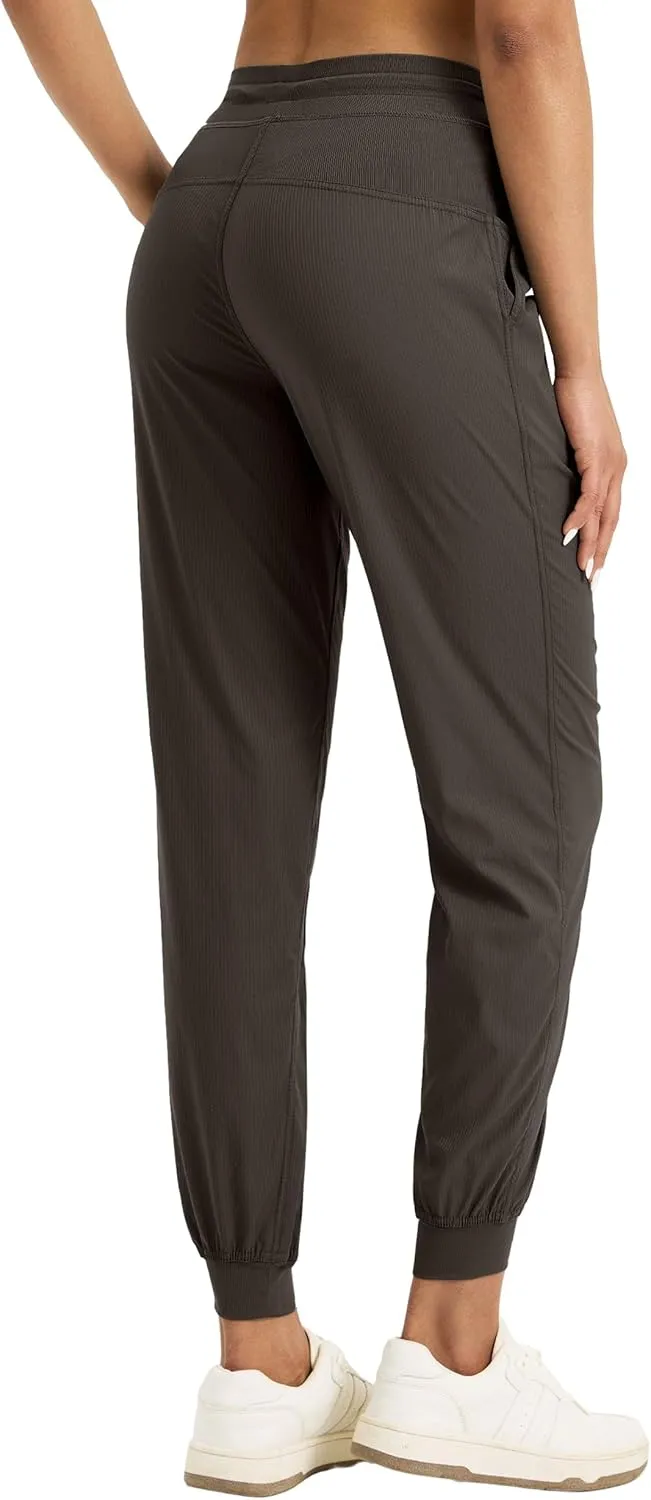 Willit Women's Workout Jogger Studio Track Athletic Pants Hiking Casual Pants with Pockets Lightweight